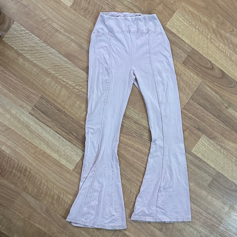 Urban Outfitters Light Pink Flared Bottoms
